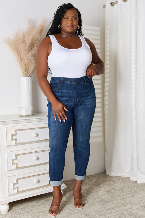 Plus size - Full Size Skinny Cropped Jeans