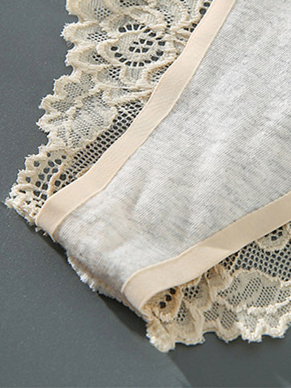 Low waist lace sexy seamless panties