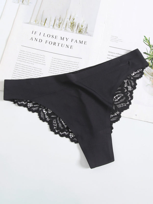 Low waist lace sexy seamless panties