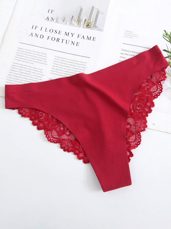 Low waist lace sexy seamless panties